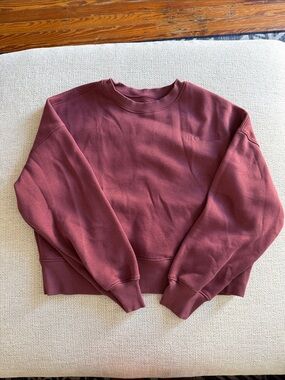Fleo Women's Crewneck Sweatshirt in Dusty Rose